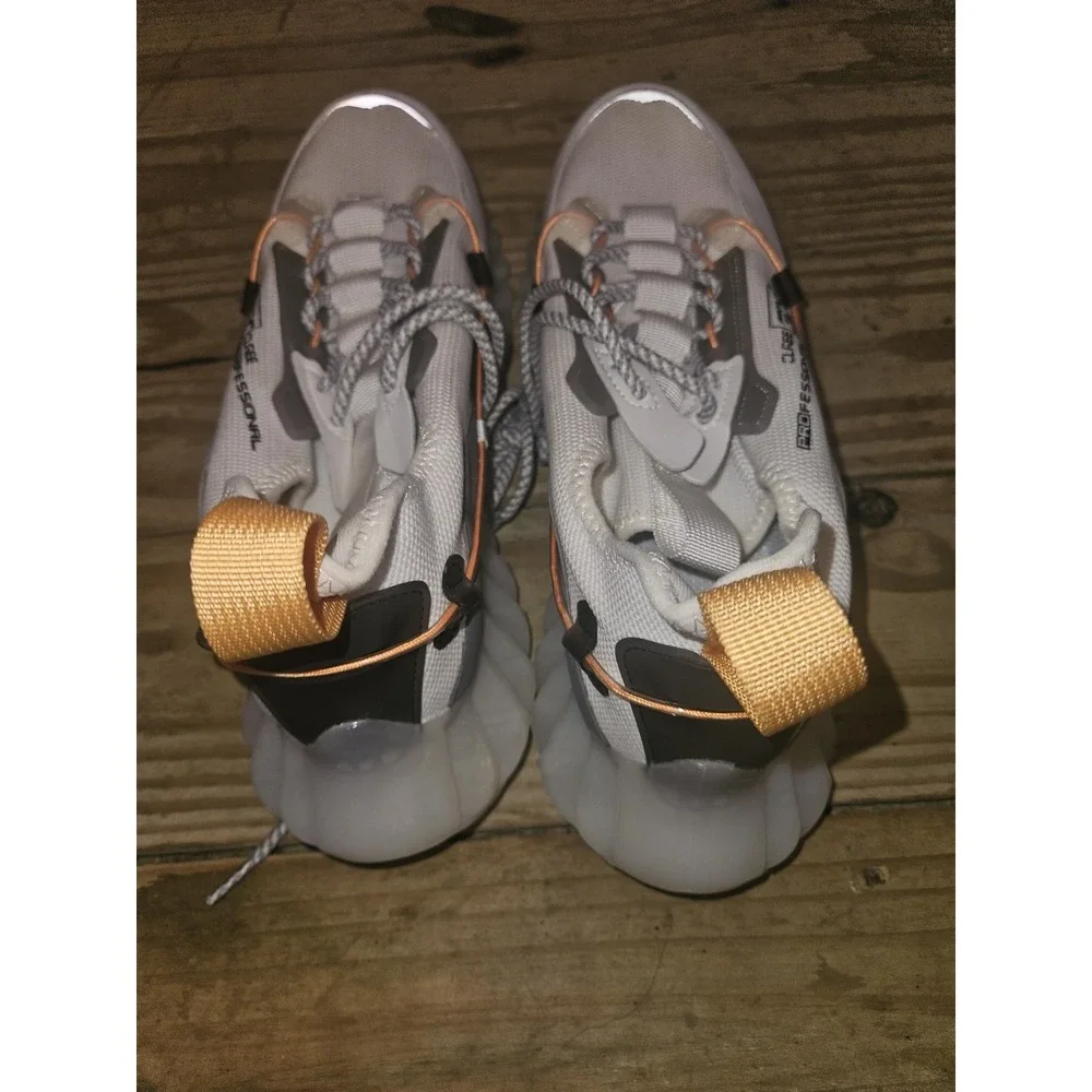 3x Rovux Footwear Shoes  Size 10.5 Us Men's White/orange Color Scheme NWOB
